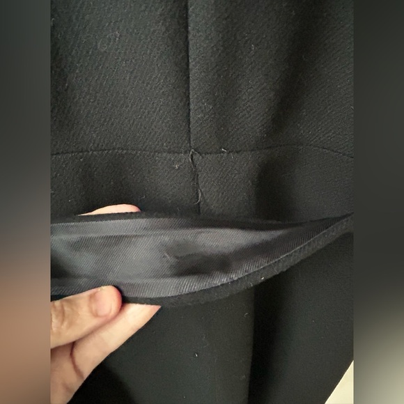 PRADA BLACK VIRGIN WOOL PEACOAT - Picture 12 of 14